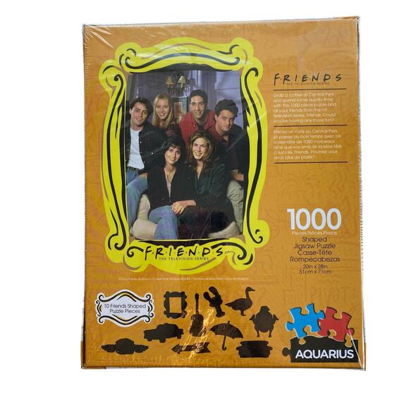 NEW AQUARIUS Friends Shaped 1000 Pieces Jigsaw Puzzle - Picture 2 of 2